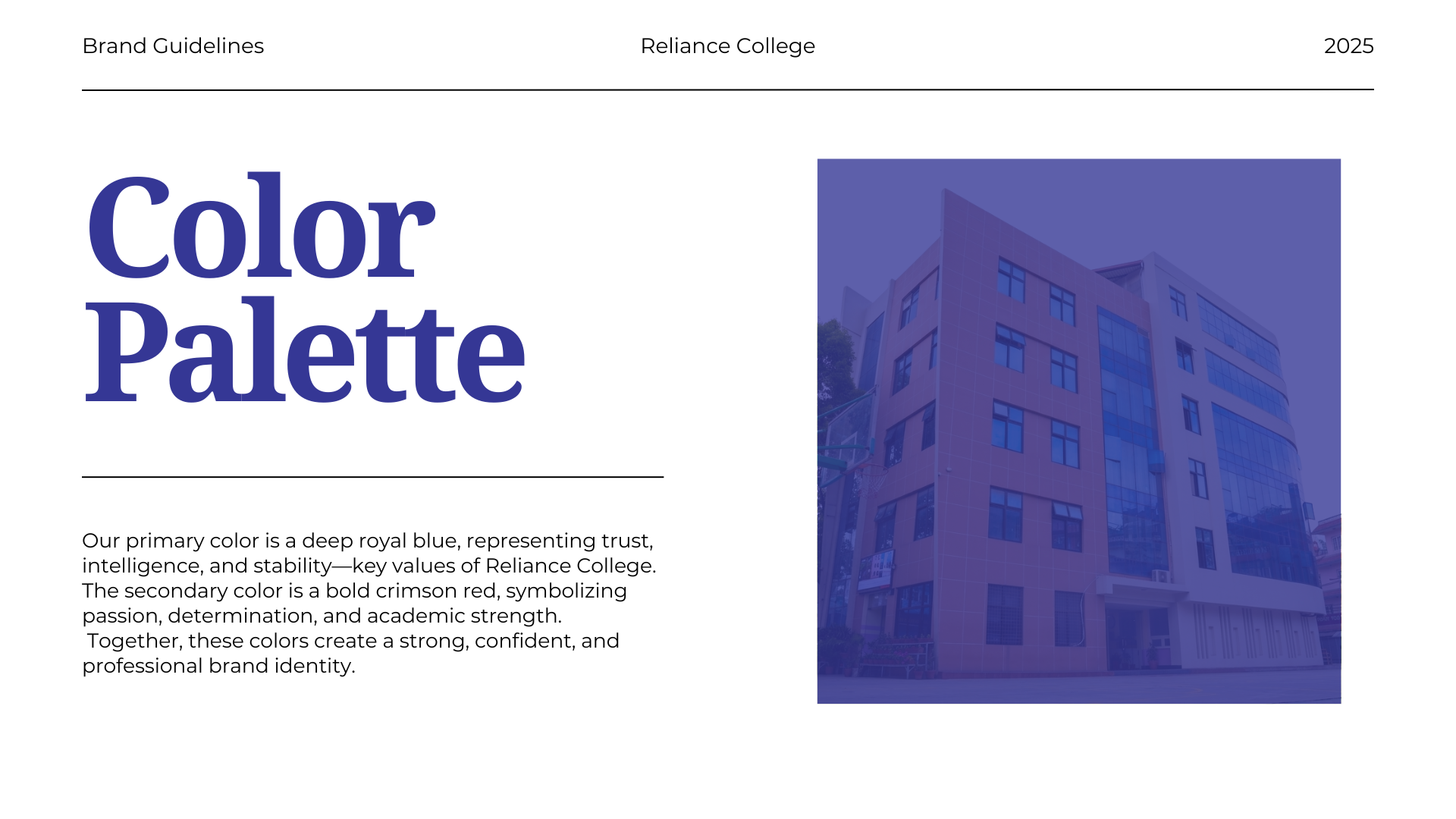 RC brand guidelines document design